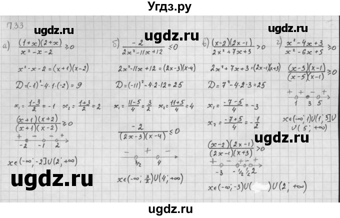 ГДЗ (Решебник к задачнику 2016) по алгебре 10 класс (Учебник, Задачник) Мордкович А.Г. / повторение / 33