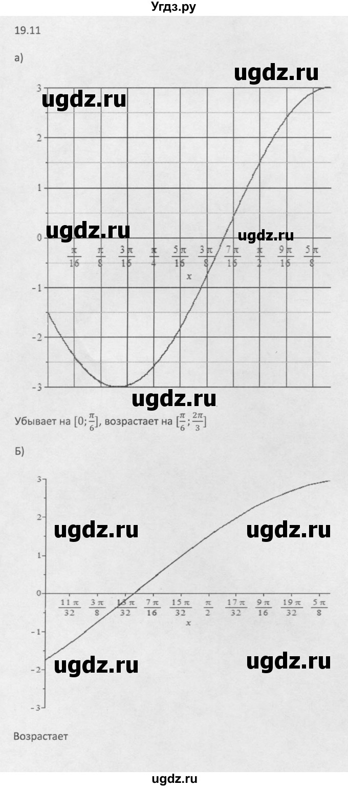 ГДЗ (Решебник к задачнику 2016) по алгебре 10 класс (Учебник, Задачник) Мордкович А.Г. / §19 / 19.11