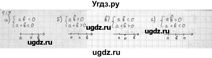 ГДЗ (Решебник к задачнику 2016) по алгебре 10 класс (Учебник, Задачник) Мордкович А.Г. / §4 / 4.19