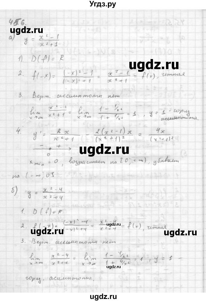 ГДЗ (Решебник к задачнику 2016) по алгебре 10 класс (Учебник, Задачник) Мордкович А.Г. / §45 / 45.6