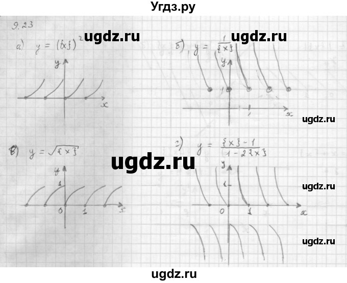 ГДЗ (Решебник к задачнику 2016) по алгебре 10 класс (Учебник, Задачник) Мордкович А.Г. / §9 / 9.23