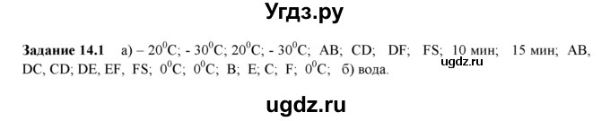 ГДЗ (Решебник) по физике 8 класс (рабочая тетрадь) Ханнанова Т.А. / § 14 номер / 1