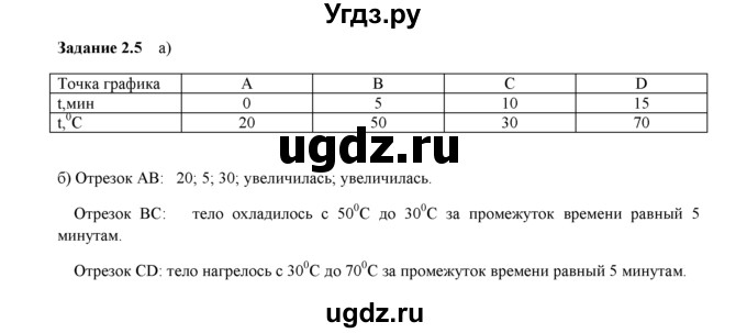 ГДЗ (Решебник) по физике 8 класс (рабочая тетрадь) Ханнанова Т.А. / § 2 / 5
