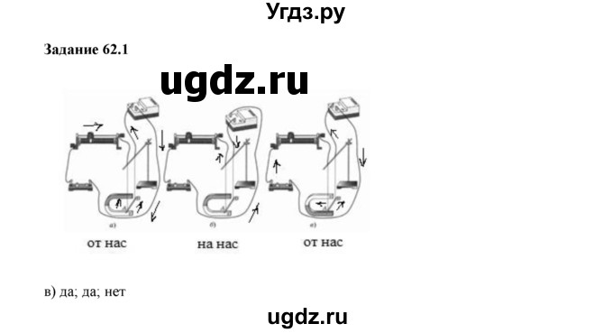 ГДЗ (Решебник) по физике 8 класс (рабочая тетрадь) Ханнанова Т.А. / § 62 / 1
