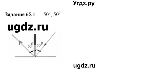 ГДЗ (Решебник) по физике 8 класс (рабочая тетрадь) Ханнанова Т.А. / § 65 / 1