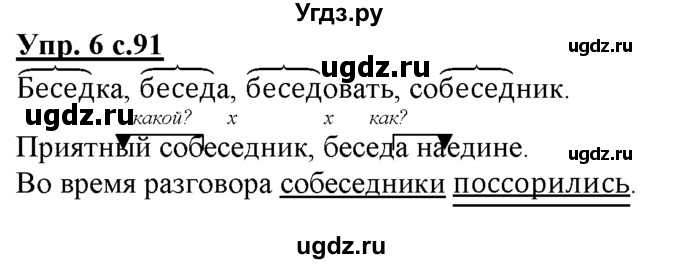 ГДЗ (Решебник) по русскому языку 3 класс Желтовская Л.Я. / часть 1 / о главном / 6