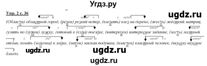 ГДЗ (Решебник) по русскому языку 3 класс Желтовская Л.Я. / часть 2 / школа грамотея / 2