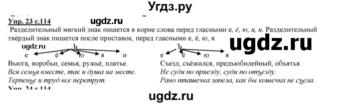 ГДЗ (Решебник) по русскому языку 3 класс Желтовская Л.Я. / часть 2 / повторение изученного в 3 классе / 23