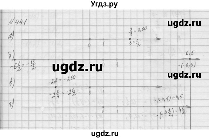 ГДЗ (Решебник) по математике 6 класс Истомина Н.Б. / упражнение номер / 441