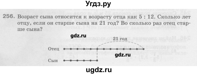 ГДЗ (Учебник) по математике 6 класс Истомина Н.Б. / упражнение номер / 256