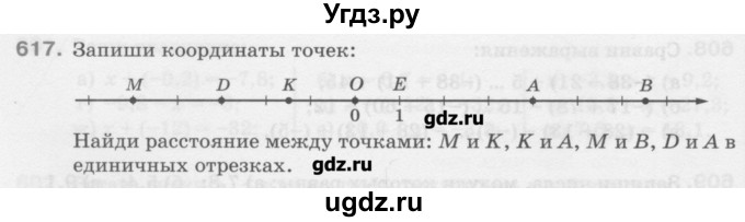 ГДЗ (Учебник) по математике 6 класс Истомина Н.Б. / упражнение номер / 617