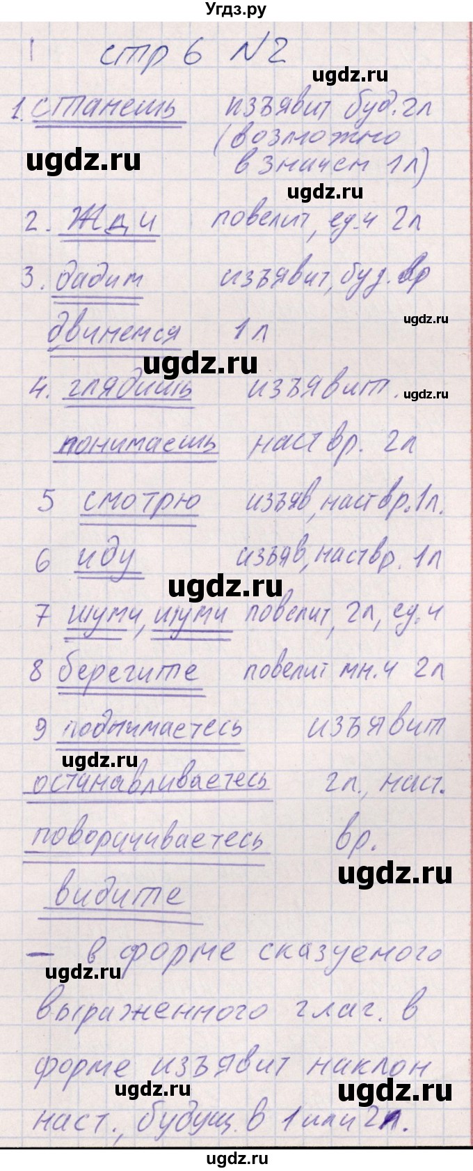 ГДЗ (Решебник) по русскому языку 8 класс (рабочая тетрадь ) Богданова Г.А. / часть 2 / упражнение / 2