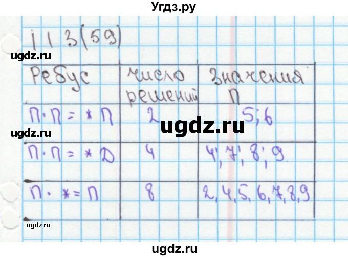ГДЗ (Решебник) по математике 4 класс (рабочая тетрадь) Бененсон Е.П. / тетрадь 1. страница / 59(продолжение 4)