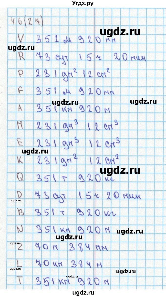 ГДЗ (Решебник) по математике 4 класс (рабочая тетрадь) Бененсон Е.П. / тетрадь 2. страница / 27