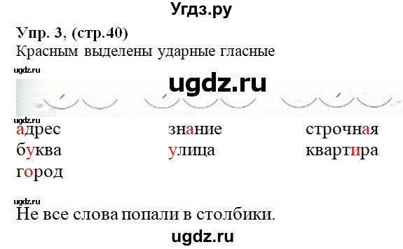 ГДЗ (Решебник) по русскому языку 1 класс (рабочая тетрадь) Иванов С.В. / урок 13 / 3