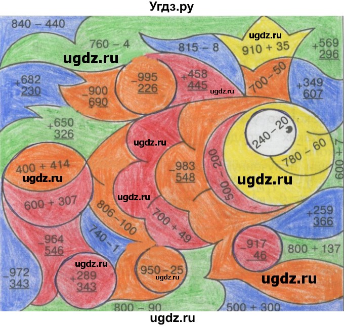 ГДЗ (Решебник) по математике 3 класс (рабочая тетрадь) Бененсон Е.П. / тетрадь №2. страница / 12(продолжение 2)