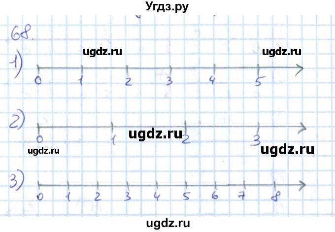 ГДЗ (Решебник к тетради 2016) по математике 1 класс (рабочая тетрадь) Истомина Н.Б. / часть 1. упражнение / 68