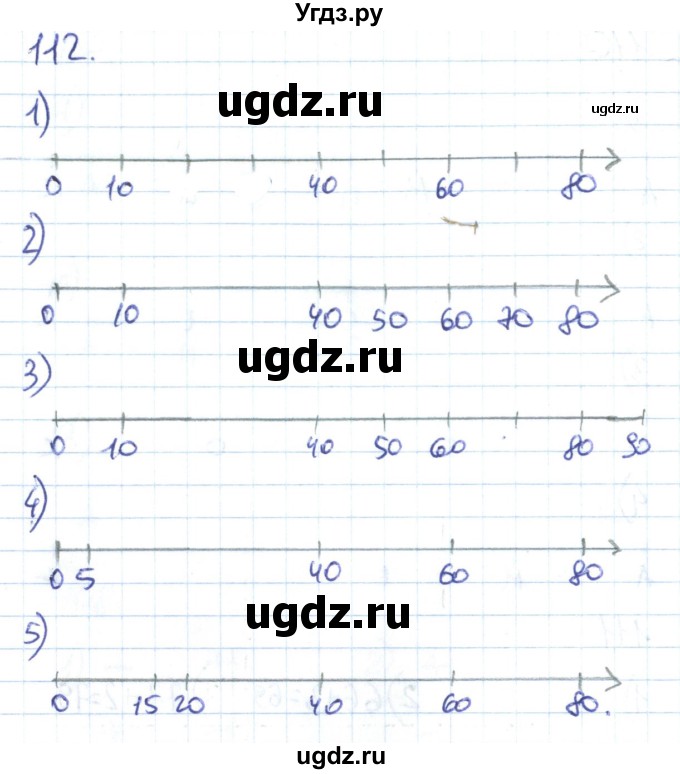 ГДЗ (Решебник к тетради 2022) по математике 1 класс (рабочая тетрадь) Истомина Н.Б. / часть 2. упражнение / 112