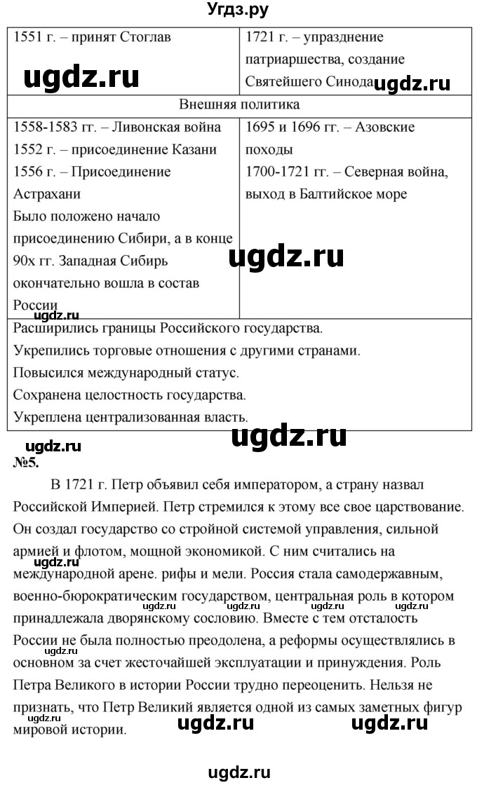 ГДЗ (Решебник к учебнику 2020) по истории 8 класс Арсентьев Н.М. / параграф / 12(продолжение 12)