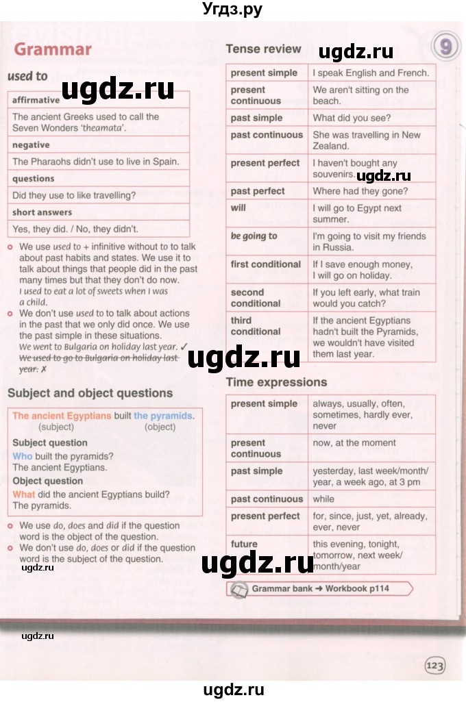 ГДЗ (Учебник 2022) по английскому языку 9 класс Комарова Ю.А. / страница / 123