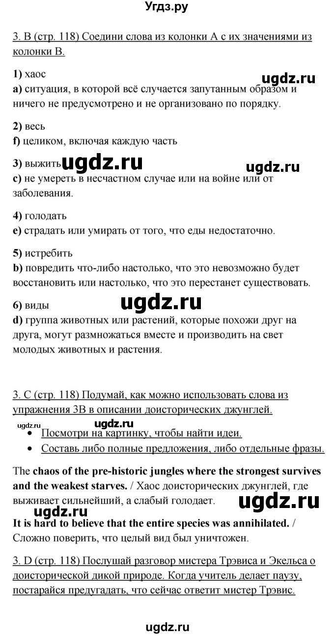 ГДЗ (Решебник) по английскому языку 10 класс (New Millenium) Гроза О.Л. / страница номер / 118(продолжение 2)