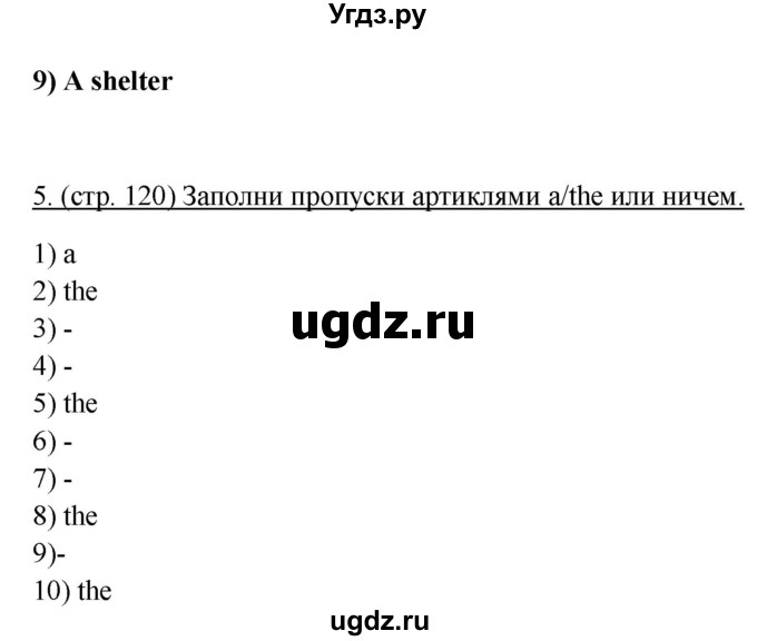 ГДЗ (Решебник) по английскому языку 10 класс (New Millenium) Гроза О.Л. / страница номер / 120(продолжение 3)