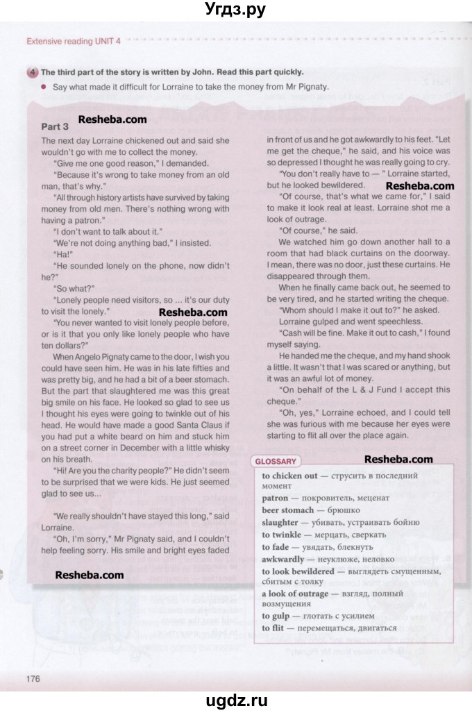 ГДЗ (Учебник) по английскому языку 10 класс (New Millenium) Гроза О.Л. / страница номер / 176