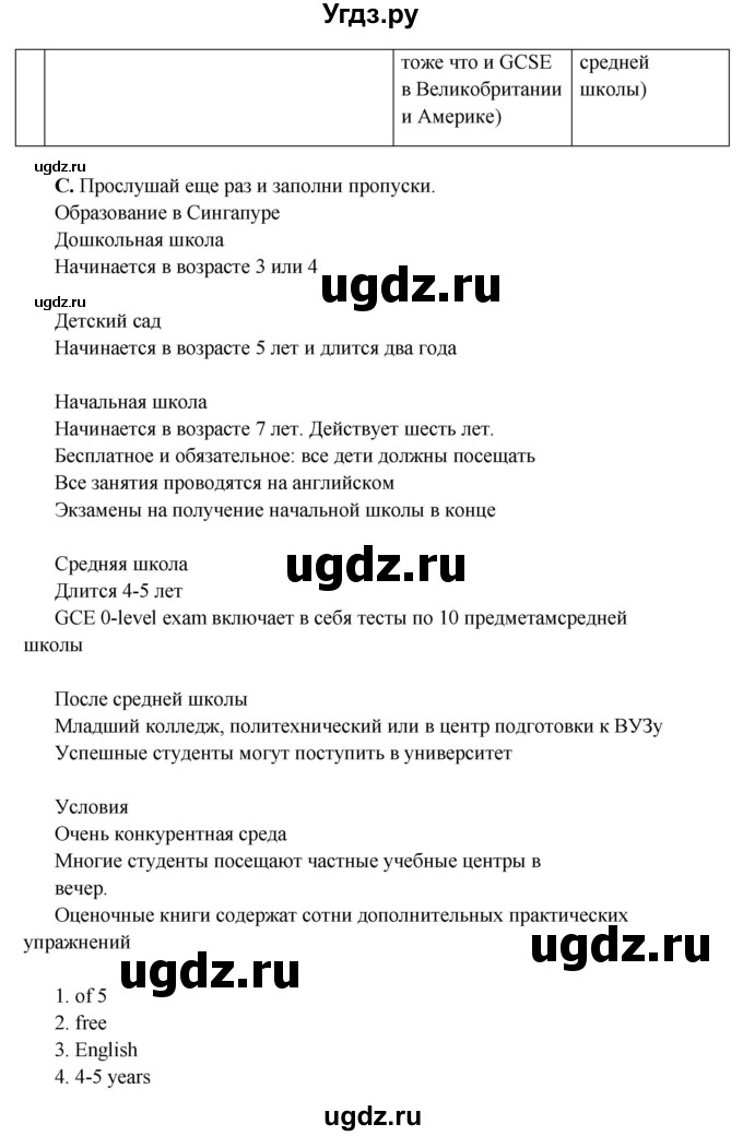 ГДЗ (Решебник) по английскому языку 10 класс Комарова Ю. А. / страница номер / 90(продолжение 2)