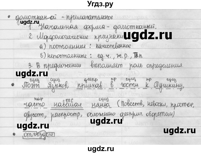 ГДЗ (Решебник 2015) по русскому языку 8 класс Рыбченкова Л.М. / упражнение / 119(продолжение 4)