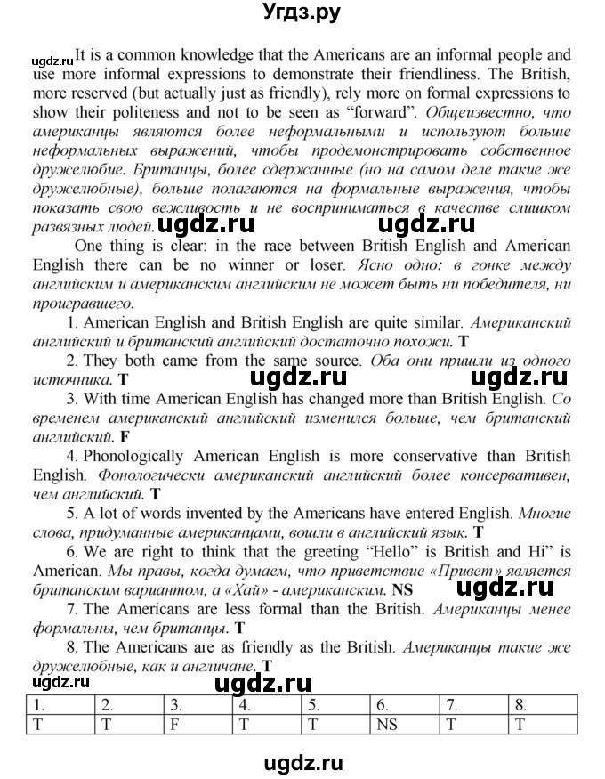 ГДЗ (Решебник) по английскому языку 9 класс (рабочая тетрадь новый курс (5-ый год обучения)) Афанасьева О.В. / страница-№ / 46(продолжение 2)