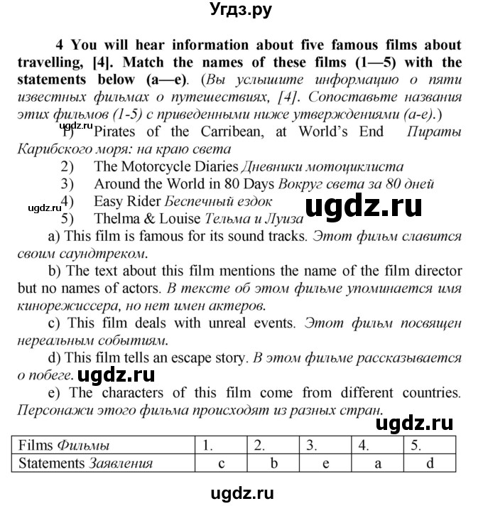 ГДЗ (Решебник) по английскому языку 9 класс (рабочая тетрадь новый курс (5-ый год обучения)) Афанасьева О.В. / страница-№ / 7