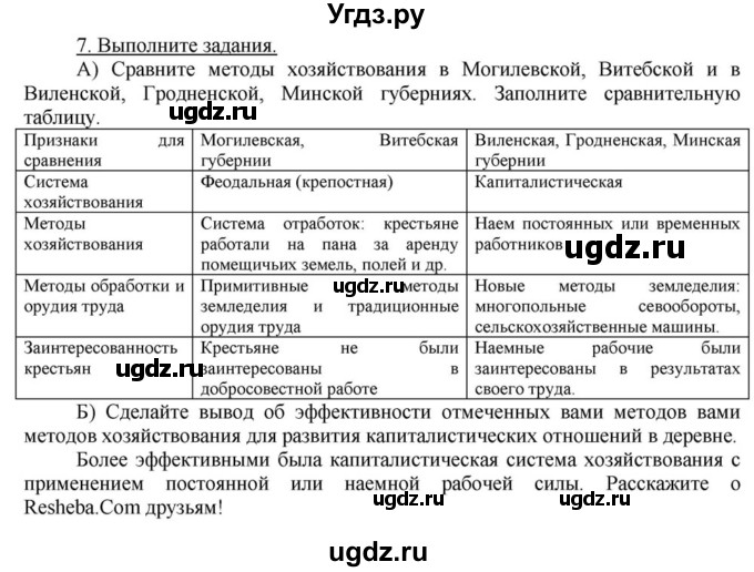 ГДЗ (решебник) по истории 9 класс (рабочая тетрадь) Панов С.В. / §17 / 7