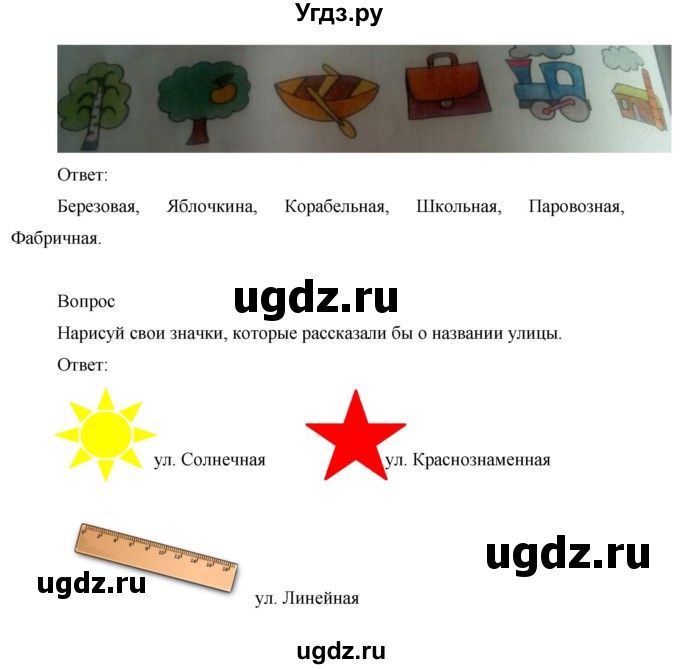 ГДЗ (Решебник) по окружающему миру 1 класс (рабочая тетрадь) Виноградова Н.Ф. / страница номер / 22(продолжение 2)