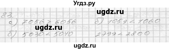 ГДЗ (Решебник) по математике 3 класс (рабочая тетрадь) Истомина Н.Б. / часть 2 / 83