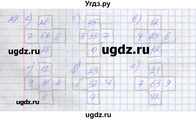 ГДЗ (Решебник 2022) по математике 3 класс (рабочая тетрадь) Истомина Н.Б. / часть 1 / 29