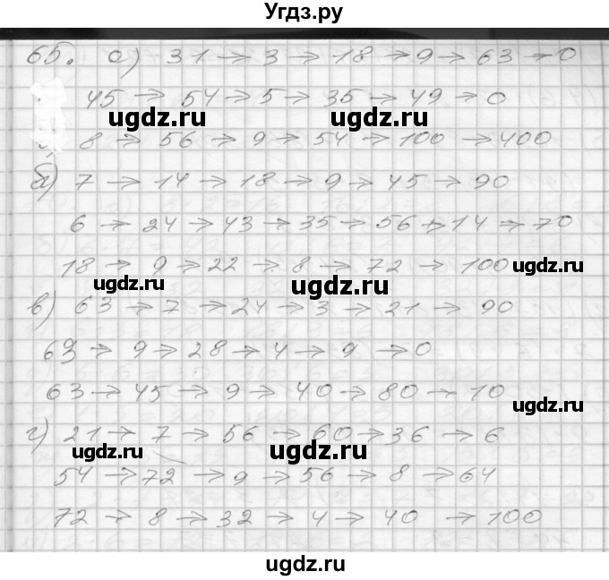 ГДЗ (Решебник 2022) по математике 3 класс (рабочая тетрадь) Истомина Н.Б. / часть 1 / 65