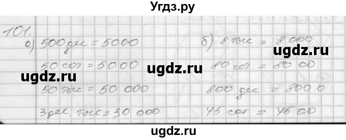 ГДЗ (Решебник 2022) по математике 3 класс (рабочая тетрадь) Истомина Н.Б. / часть 2 / 101