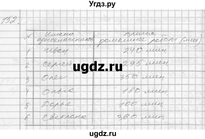 ГДЗ (Решебник 2022) по математике 3 класс (рабочая тетрадь) Истомина Н.Б. / часть 2 / 152