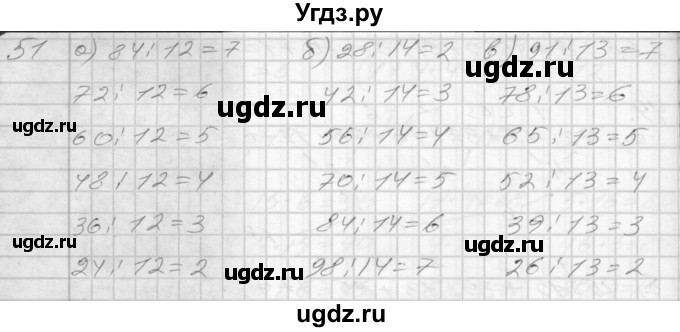 ГДЗ (Решебник 2022) по математике 3 класс (рабочая тетрадь) Истомина Н.Б. / часть 2 / 51