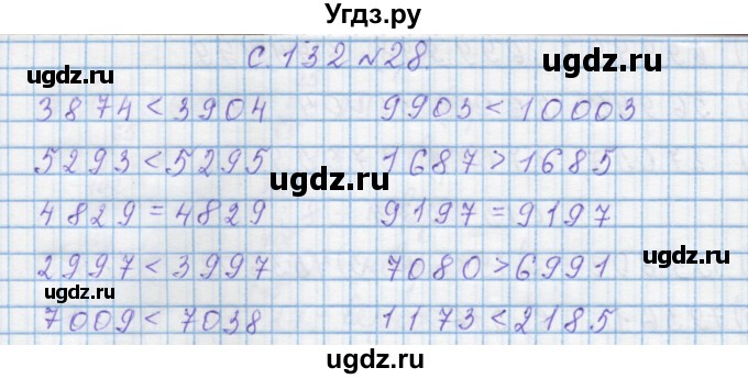 ГДЗ (Решебник) по математике 4 класс Муравин Г.К. / параграф / § 34 / 28