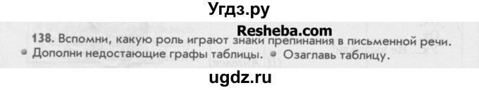 ГДЗ (Учебник) по русскому языку 6 класс Бунеев Р.Н. / упражнение номер / 138