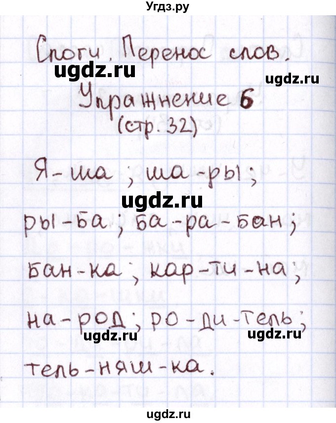 Тетрадь по русскому языку 1 класс фото