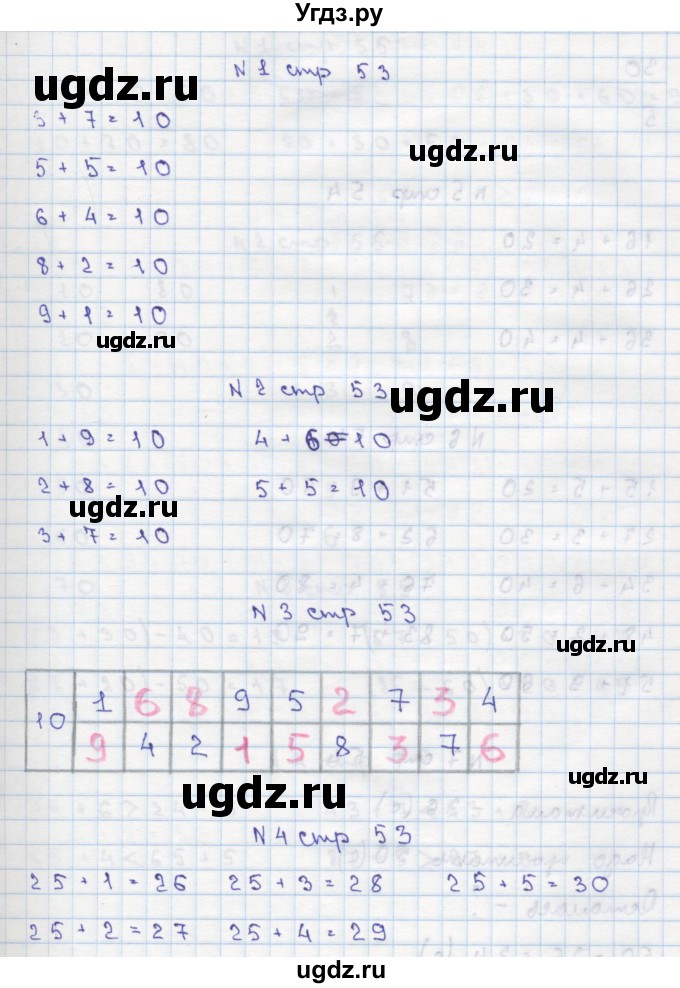 ГДЗ (Решебник) по математике 2 класс Чекин А.Л. / часть 1. страница / 53