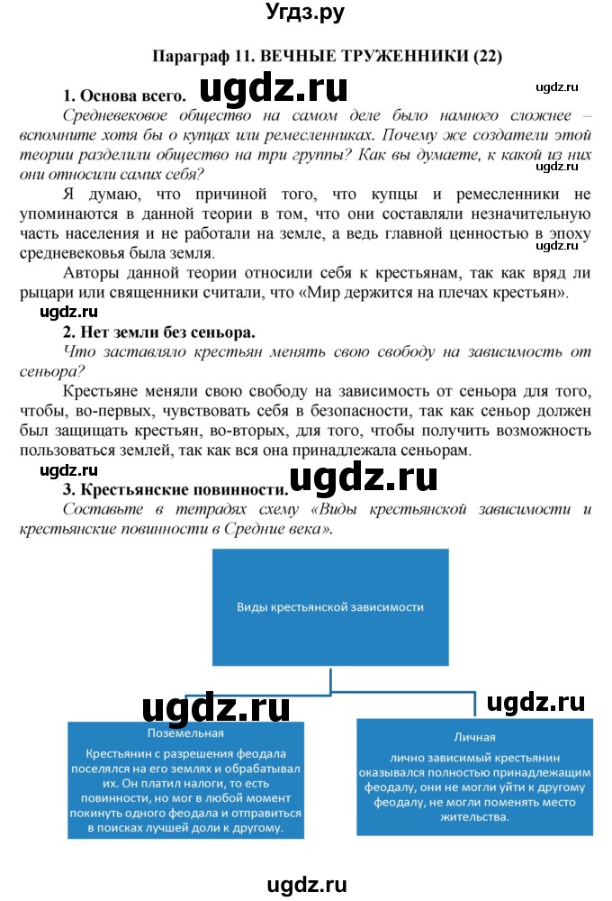 ГДЗ (Решебник) по истории 6 класс Бойцов М.А. / § / § 11