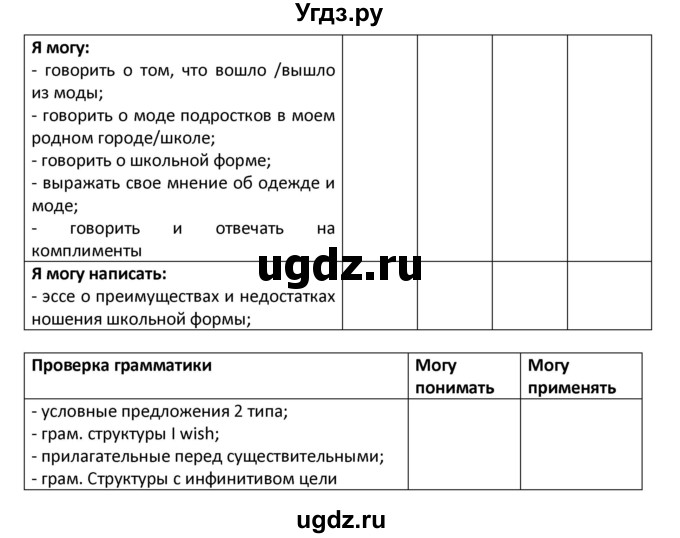 ГДЗ (Решебник) по английскому языку 8 класс (рабочая тетрадь) Кузовлев В.П. / страница номер / 103(продолжение 2)