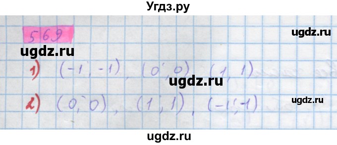 ГДЗ (Решебник) по алгебре 10 класс Колягин Ю.М. / упражнение-№ / 569