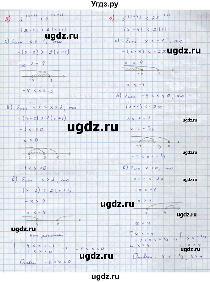 ГДЗ (Решебник) по алгебре 10 класс Колягин Ю.М. / упражнение-№ / 747(продолжение 2)