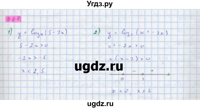 ГДЗ (Решебник) по алгебре 10 класс Колягин Ю.М. / упражнение-№ / 887