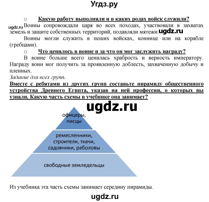 ГДЗ (Решебник 2017) по истории 5 класс (тетрадь-тренажер) Уколова И.Е. / страница / 25-27(продолжение 2)