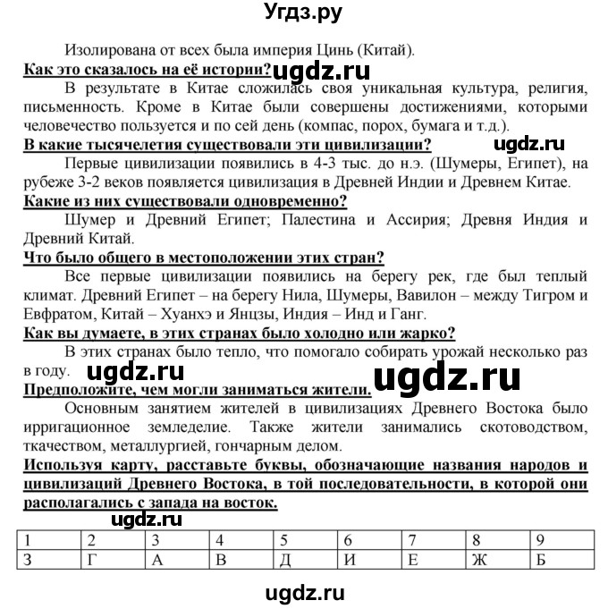 ГДЗ (Решебник 2017) по истории 5 класс (тетрадь-тренажер) Уколова И.Е. / страница / 33(продолжение 2)